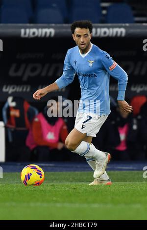 Roma, Italia. 17th Dic 2021. Felipe Anderson della SS LAZIO durante la 18th giornata del Campionato Serie A tra S.S. Lazio e Genova CFC il 17 dicembre 2021 allo Stadio Olimpico di Roma. (Credit Image: © Domenico Cippitelli/Pacific Press via ZUMA Press Wire) Foto Stock