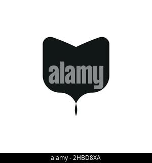 Icona Cat. Semplice stile di associazione benessere animale poster sfondo simbolo. Elemento di design del logo Cat. Stampa di magliette Cat. Vettore per adesivo. Illustrazione Vettoriale