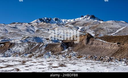 Monte Erciyes (turco: Erciyes Dağı), Kayseri, Turchia. La vetta più alta dei Monti Taurus. Foto Stock