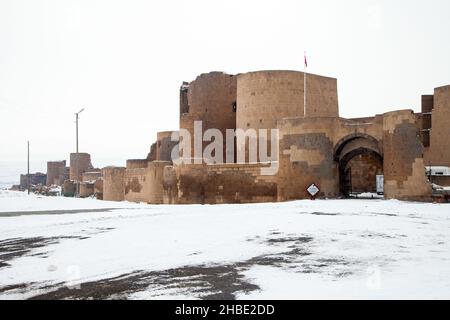 Rovine, Ani è una città armeno medievale rovinata e disabitata situata nella provincia turca di Kars Foto Stock