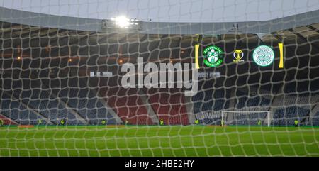 Hampden Park, Glasgow, Regno Unito. 19th Dic 2021. Finale della Scottish League Cup, Hibernian Versus Celtic: Vista generale di Hampden prima della partita Credit: Action Plus Sports/Alamy Live News Foto Stock