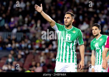 BARCELLONA - DEC 4: Victor Ruiz in azione durante la partita di la Liga tra il FC Barcelona e il Real Betis Balompie allo stadio Camp Nou il 4 dicembre, Foto Stock