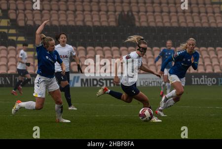 Edgware, Regno Unito. 19th Dic 2021. The Hive London, Edgware, Englan Women's Super League gioco tra Tottenham Hotspur v Everton al Hive in Edgware Daniela Torres/SPP Credit: SPP Sport Press Photo. /Alamy Live News Foto Stock