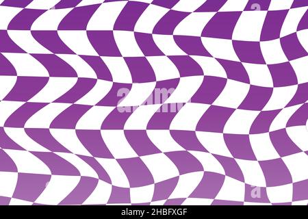 Arte moderna astratta, texture a scacchi. Illustrazione Vettoriale