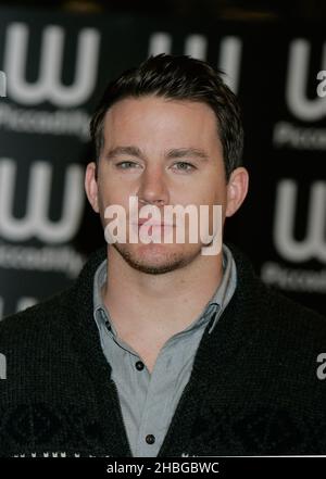 Channing Tatum al The Eagle Photocall a Waterstone's, Piccadilly, Londra Foto Stock