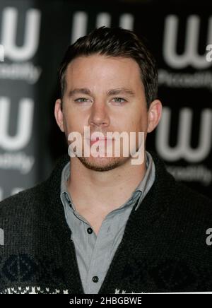 Channing Tatum al The Eagle Photocall a Waterstone's, Piccadilly, Londra Foto Stock