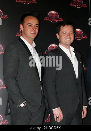 ANT e Dic al Photocall ITV2 al Mayfair Hotel di Londra il May3,,2011. Foto Stock