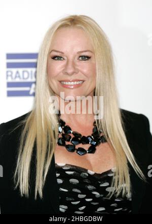 Pamela Stephenson Connolly partecipa ai Sony radio Awards al Grosvenor House Hotel nel centro di Londra. Foto Stock