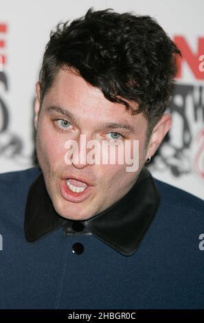 Mathew Horne arriva ai NME Awards alla Brixton Academy 02 a Londra Foto Stock