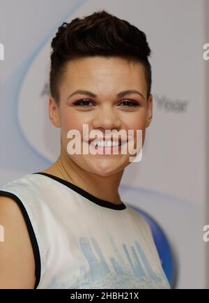 Georgie o' Kell, Channel 4 Presenter, in arrivo al Mercury Prize 'Albums of the Year' Nominations al Covent Garden di Londra. Foto Stock