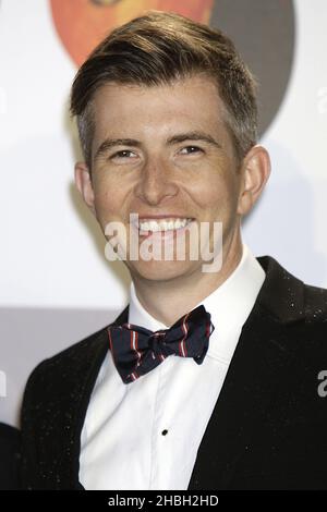 Gareth Malone al 2012 Classic Brit Awards al Royal Albert Hall Foto Stock