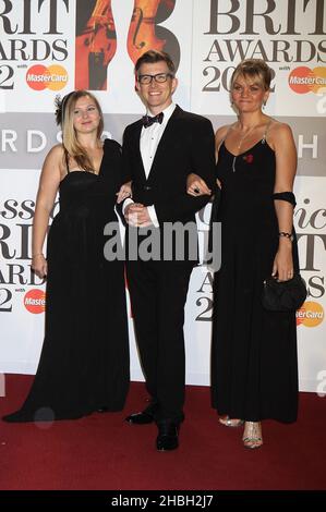 Gareth Malone e ospiti al Classic Brit Awards 2012 presso la Royal Albert Hall Foto Stock