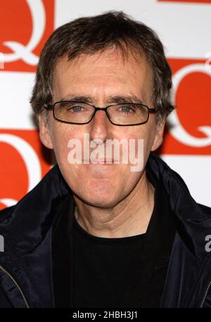 Rick Smith di Underworld arriva al Q Awards al Grosvenor Hotel di Londra. Foto Stock