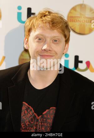 Rupert Grint partecipa al British Animal Honors Awards 2013 a Elstree, Hertfordshire. Foto Stock