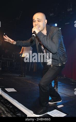 Sean Conlon of Five celebra la Grande riunione e si esibisce al G-A-Y Heaven di Londra. Foto Stock