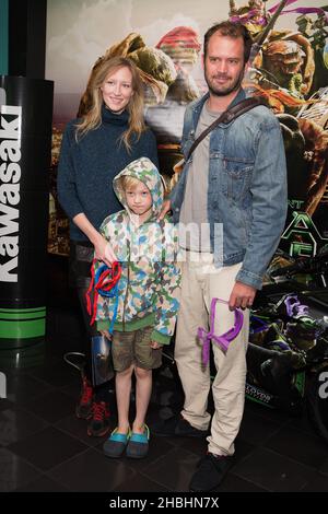 Jade Parfitt partecipa allo screening multimediale Teenage Mutant Ninja Turtles presso il Vue West End di Leicester Square, nel centro di Londra. Foto Stock