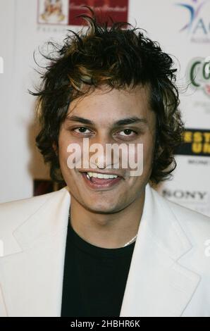 Raghav arriva al Sony Entertainment Television Asian Sports Personality of the Year Awards al London Hilton. Foto Stock