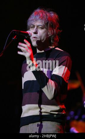 Bob Geldof si esibisce alla One Generation 4 un'altra Foto Stock