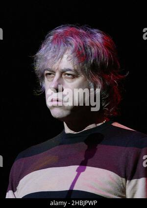 Bob Geldof si esibisce alla One Generation 4 un'altra Foto Stock