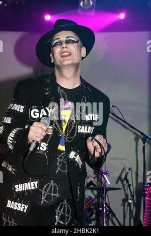 Boy George suona a KOKO il 7 febbraio 2007 a Londra. Foto Stock