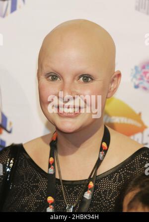 Gail Porter arriva per il Nickelodeon Kids Choice Awards all'Excel di Docklands, nella zona est di Londra. Foto Stock