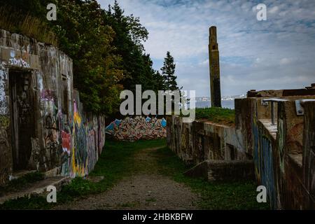 York Redoubt National Historic Site Foto Stock