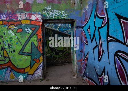 York Redoubt National Historic Site Foto Stock