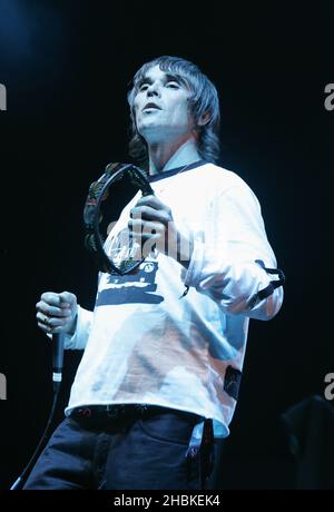 Ian Brown suona al V Festival, Hylands Park, Chelmsford, Essex. Foto Stock