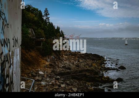 York Redoubt National Historic Site Foto Stock