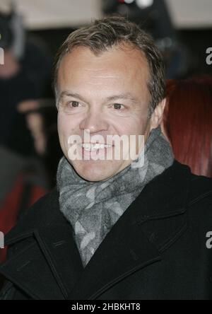 Graham Norton arriva al British Comedy Awards 2008, London Television Center, South Bank, Londra. Foto Stock