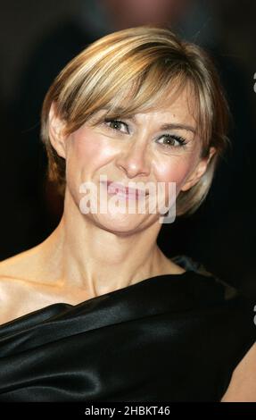 Sandra Hebron arriva per la prima mondiale di Fantastic MR Fox durante il gala di apertura del Times BFI London Film Festival presso l'Odeon di Leicester Square, Londra Foto Stock