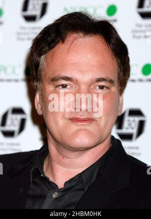 Quentin Tarantino al London Critics' Circle Film Awards al Landmark Hotel di Londra. Foto Stock