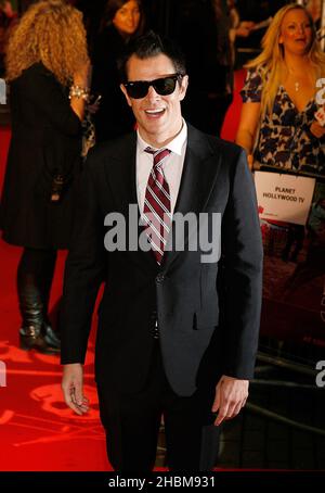 Johnny Knoxville partecipa alla UK Film Premiere del 'Jackass 3D alla BFI IMAX di Londra. Foto Stock