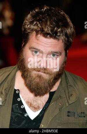 Ryan Dunn partecipa alla UK Film Premiere di 'Jackass 3D alla BFI IMAX di Londra. Foto Stock