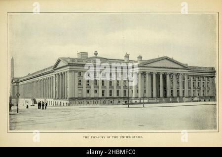 Il Tesoro degli Stati Uniti dalla " Washington, una guida per la città ", ha previsto per i delegati alla settima sessione del Congresso ferroviario Internazionale, 3-4 maggio 1905 Foto Stock