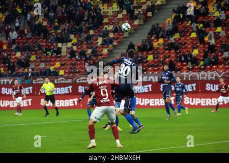 BUCAREST, ROMANIA - 18 dicembre 2021: Partita di calcio tra Rapid 1923 e FC Botosani in palco nazionale nella Lega 1. Foto Stock