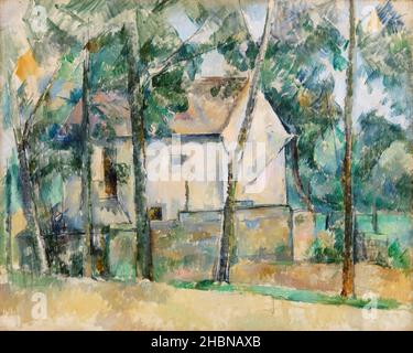 Casa e alberi (Maison et arbres) (ca. 1888-1890) di Paul Cézanne. Foto Stock