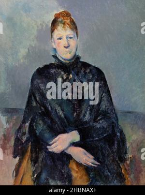 Madame Cézanne (Ritratto di Madame Cézanne) (ca. 1888-1890) di Paul Cézanne. Foto Stock