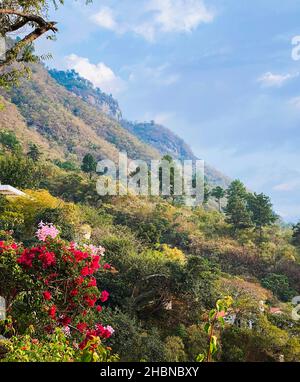 Casa Palopó, un hotel boutique sulle rive del Lago di Atitlán, Guatemala Foto Stock