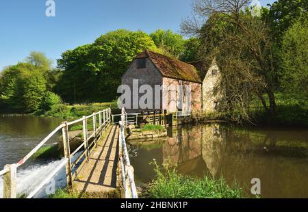 Sturminster Newton Mill sul fiume Stour vicino Sturminster Newton, Dorset Foto Stock