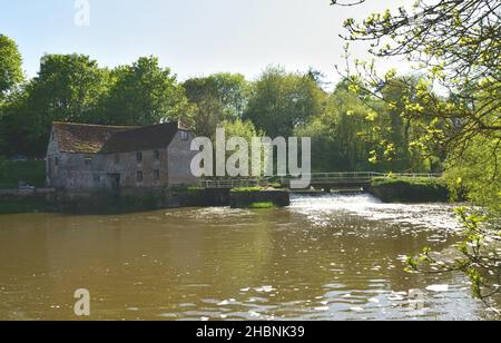 Sturminster Newton Mill sul fiume Stour vicino Sturminster Newton, Dorset Foto Stock