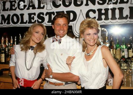 Heather Thomas, Doug Barr e Markie Post Circa 1980's Credit: Ralph Dominguez/MediaPunch Foto Stock