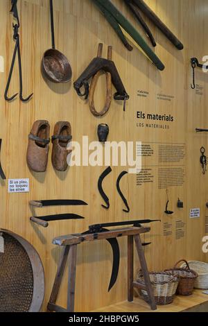 Museo della Foresta e la Payesia di Vallgorguina nella regione Valles provincia orientale di Barcellona, Catalogna, Spagna Foto Stock