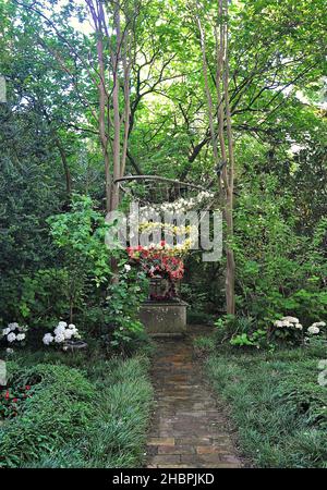 Mostra Tiempo de Flores-2017 presso la casa Colls Labayen a Gerona, Catalogna, Spagna Foto Stock