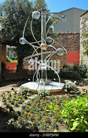 Mostra Tiempo de Flores-2017 presso la casa Laporta di Gerona, Catalogna, Spagna Foto Stock