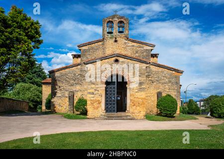 Chiesa di San Julian de los Prados, Patrimonio dell'Umanità a Oviedo, Asturie, Foto Stock