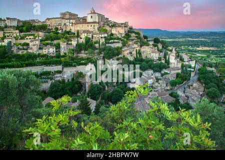 Francia, Provenza, Provenza-Alpi-Côte Azzurra, Vaucluse, Gordes *** Caption locale *** Francia, Provenza, Provenza-Alpi-Côte Azzurra, Vaucluse, Gordes, Foto Stock
