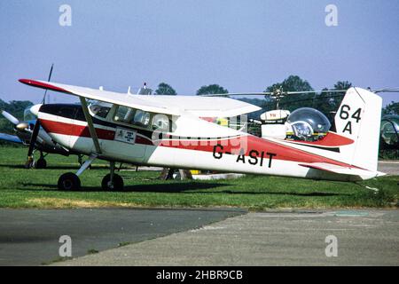 Il rally di volo per divertimento a Sywell nel 1975 Foto Stock