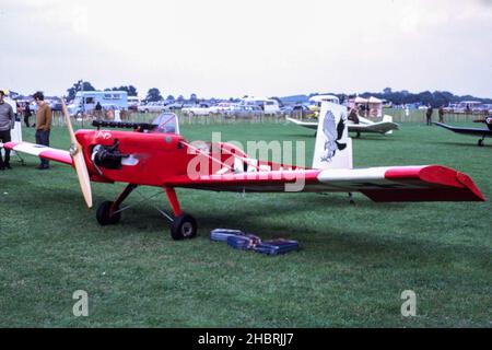 Il rally Flying for Fun a Sywell nel 1973 Foto Stock