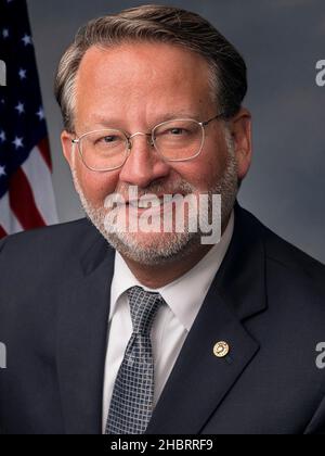 IL senatore DEGLI STATI UNITI Gary Peters pone in 2018 ca. 21 agosto 2018 Foto Stock